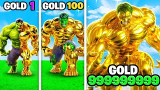 Upgrading Hulk To GOLD HULK In GTA 5!