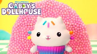 30+ Minutes of Cakey's Tastiest Bakes! | GABBY'S DOLLHOUSE TOY PLAY ADVENTURES
