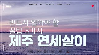 [Eng Sub]제주 연세살이 꼭 알아야 할 꿀팁 3가지!