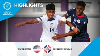 Concacaf Under-17 Championship 2023 Highlights | United States vs Dominican Republic