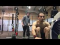 crossfit open 17.4 workout │ 55 deadlifts 55 wall balls 55 cal row 55 hspu │ crossfit leeds