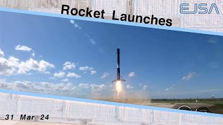 SpaceX Starlink 6-45 Launch - 31st Mar 2024