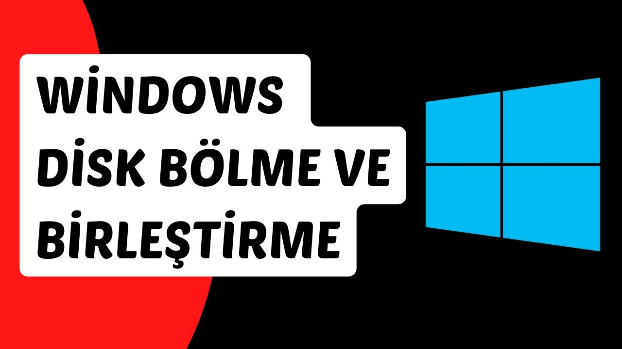 Windows Disk Bölme Ve Disk Birleştirme Nasıl Yapılır? - YouTube