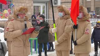 В Петрозаводске прошла торжественная церемония посвящения в юнармейцы