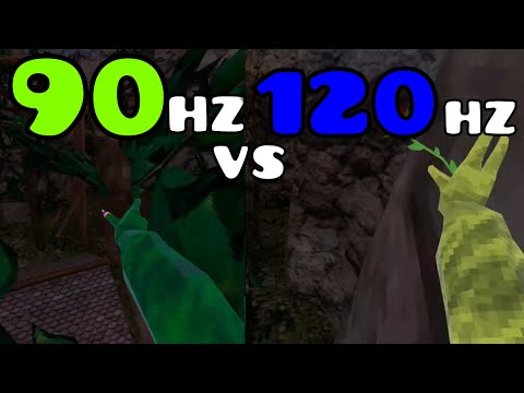 what is better 90 Hz or 120 Hz (gorilla tag)