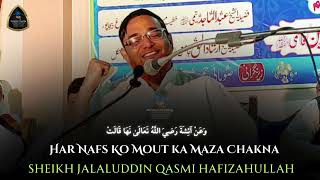 Har Nafs Ko Maut Ka Maza Chakhna Hai | Sheikh Jalaluddin Qasmi Hafizahullah | Smile Is Charity