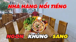 Lẩu Mắm Cần Thơ: Bàn Ăn Gỗ Lim 1 Tấn Gây Sốc! | Sơn Sập Gỗ