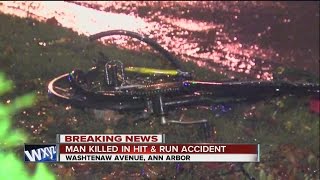 Biker killed in hit & run in Ann Arbor