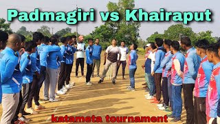 Gaon ka cricket match tha //  maa tara mauli cricket tournament katameta // Padmagiri vs khairaput.