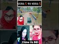 Chinese Girl 💃Live streamer🤯Kr version pubg😵‍💫VS Bihari girl🫨best fight👍Clach#short videos