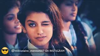 Priya Prakash Varrier😍  | New Romantic Song | Oru Adaar Love | Viral Girl