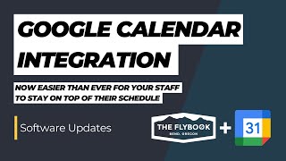 Flybook Features: Google Calendar Integration