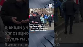 🔗 Скованные одной цепью: Грузия встала в многокилометровую живую протестную \