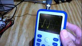 FNIRSI-1C15 oscilloscope for beginners unpaid review, first look video. 100MHz handheld scope 2023