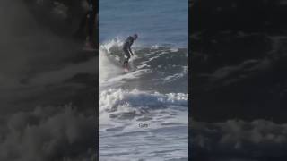 Amanda and Gary on fire at PB, San Diego - California #surf #longboard #surfing #hang5