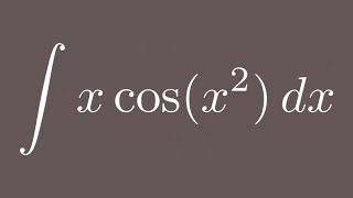 Integral of x*cos(x^2)
