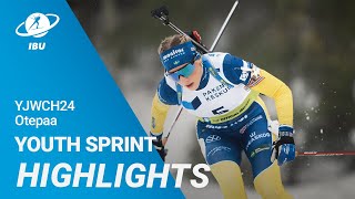 YJWCH24 Otepaa: Youth Women Sprint Highlights