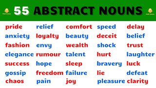 55 Abstract Nouns in English