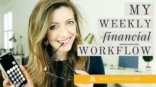 How I Organize My Business Finances || My Weekly Financial Workflow 💰✅