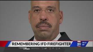 Indy area firefighters mourn the loss of IFD Engineer Matthew Bennett