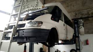 Ford transit 2004. Снятие коробки передач.