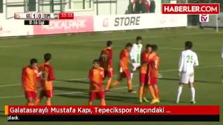 14 lük Gs futbolcusu Mustafa Kapı Tepecik Spor Maçında Beğeni Topladı