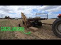 The Sights & Sounds Of Ploughing And Baling Straw On An Australian Farm