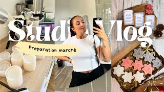 Studio Vlog : Préparer mon Stock pour le Marché et Lancer la Collection Hiver EN MEME TEMPS