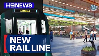Work begins to complete new rail line from Parramatta to Sydney CBD | 9 News Australia