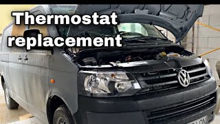 VW Transporter T5 1.9 TDI Thermostat replacement