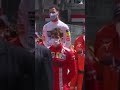 Daniel Ricciardo dancing to the national anthem | 2021 Monaco Grand Prix