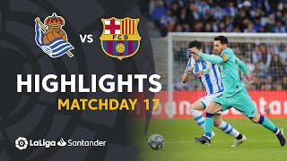 Highlights Real Sociedad vs FC Barcelona (2-2)