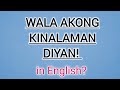 TAGALOG EXPRESSIONS USING 