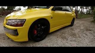 Mitsubishi EVO 8--AWD MONSTER POWER--Painted in Laborghini's yellow color