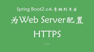 7 2 为Web容器配置HTTPS SpringBoot从青铜到王者系列 教程