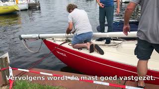 DIY - Great way to lower the mast / Mast strijken - Sailing Marieholm IF