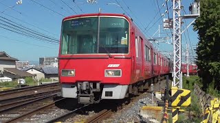 [3500系更新車+更新目前車]名鉄3504F+3508F 876Aﾚ急行内海 枇杷島分岐点