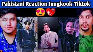 Pakistani reacts to BTS Jungkook Tiktok edit compilation 💜 | BTS ARMY | Dab Reaction