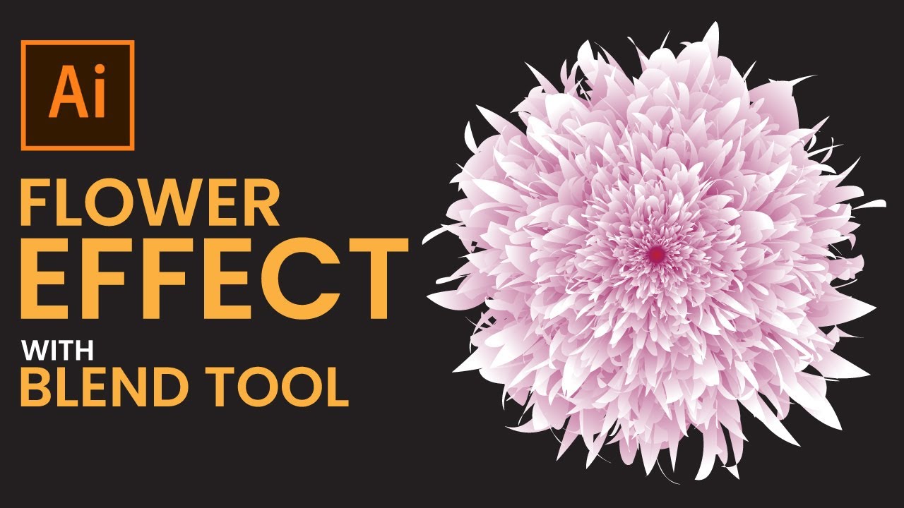 Illustrator Tutorial How To Create Beautiful Flower Effect In