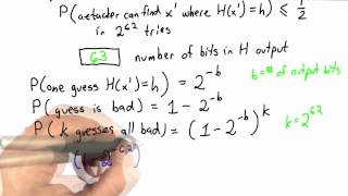 Weak Collision Resistance Solution - Applied Cryptography