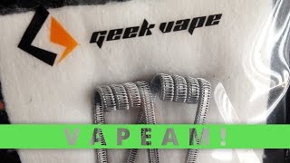 Geekvape's Staple Staggered Fused Clapton Coil goes in the Goon! - VapeAM 043