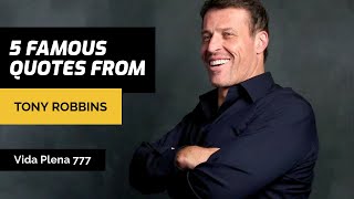🌈 5 Famous Quotes from Tony Robbins. Motivational Part 1.