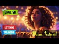 Music Festival | English Listening Skills - Speaking Skills | Outdoor Music Festivals