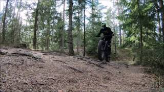 E fatbike. Momas F2. Gammel gubbe har det gøy