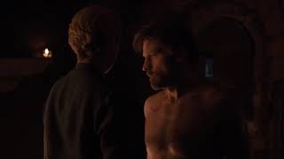 Love Scene between Jaime & Brienne || GOT S08E04 || Jaime knights Brienne|| Love making scene