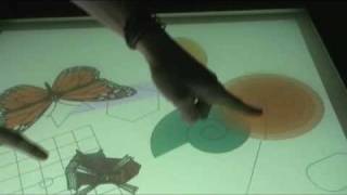 MT4j - Open Source Java Multitouch Framework - Example "SVG"
