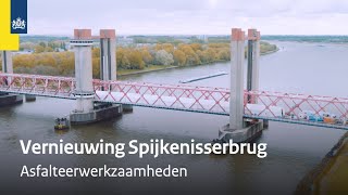 Timelapse asfalteerwerkzaamheden Spijkernisserbrug