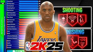 NBA 2K25 KOBE BRYANT BUILD! BEST SHOOTING GUARD BUILD NBA 2K25