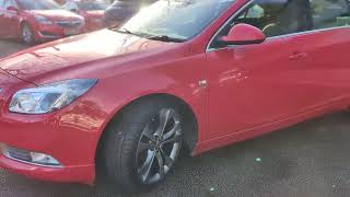 Lovely Bright Red Vauxhall Insignia SRI