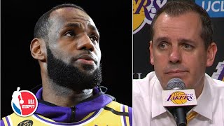 Frank Vogel: LeBron's emotional speech on Kobe Bryant represents who the Lakers are | NBA Sound